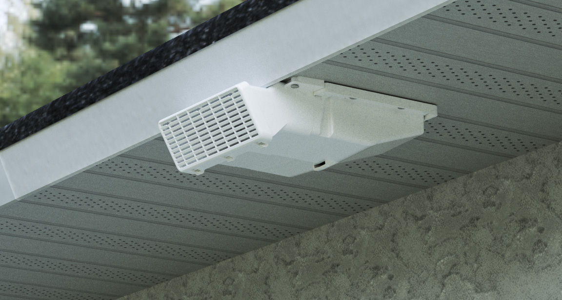 Soffit Flow Soffit Vent for Preventing Attic Mold