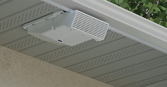 Installation Position Beneath Gutter