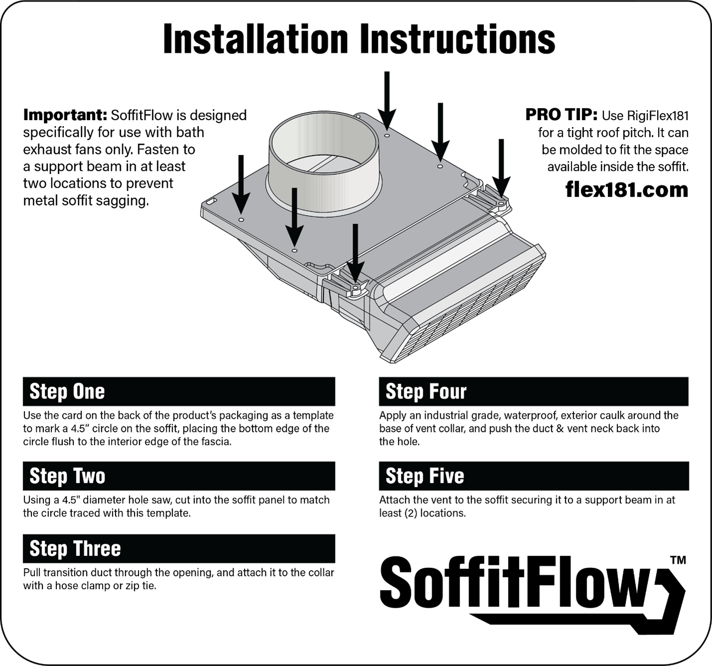 SoffitFlow Installation Steps